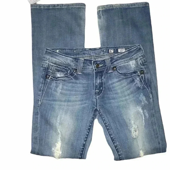 Miss Me Midnight Bootcut Jeans Size 27 - Picture 1 of 9